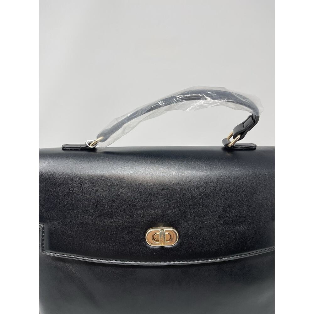 Cavalli Class Tatianal Large Top Handle Bag Black Dr. Bag Retail $118.00 - Picture 5 of 12